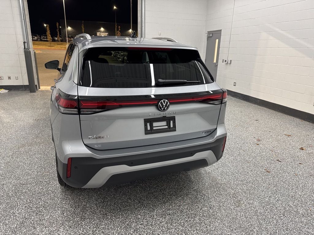 2026 Volkswagen Tiguan — rear three-quarter view